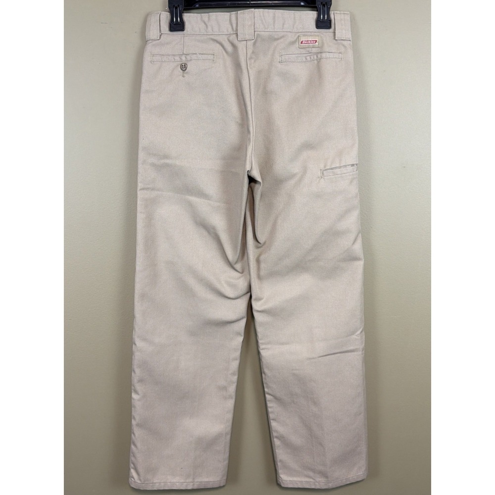 LOT off 2 DICKIES Women's 14h 28w Relaxed Double Knee Work Pants Stretch - Picture 6 of 16